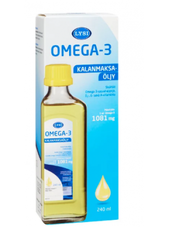 Экстракт рыбьего жира LYSI Omega-3 240 мл