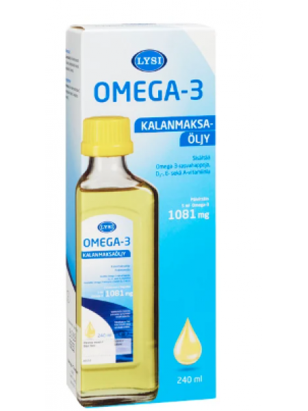Экстракт рыбьего жира LYSI Omega-3 240 мл