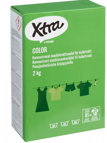 Концентрат стирального порошка Xtra Pesujauhetiiviste Color 2кг