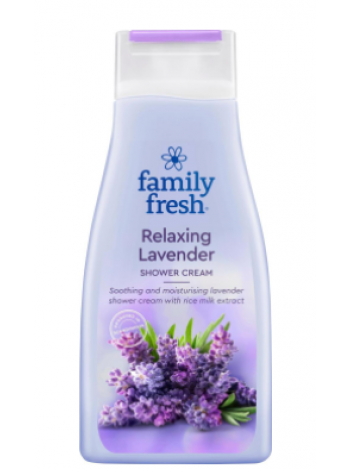 Крем-мыло для душа Family Fresh Relaxing Lavender 500мл с ароматом лаванды