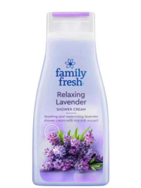 Крем-мыло для душа Family Fresh Relaxing Lavender 500мл с ароматом лаванды