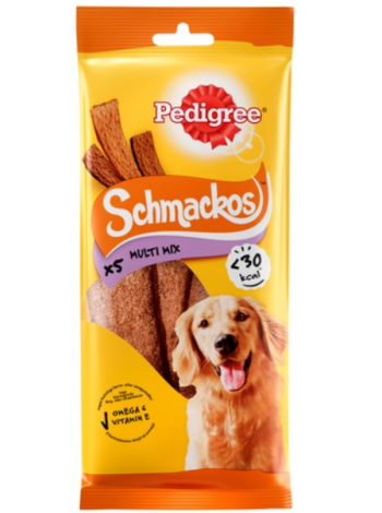 Жевательные палочки Pedigree Schmackos Multimix 36г говядина