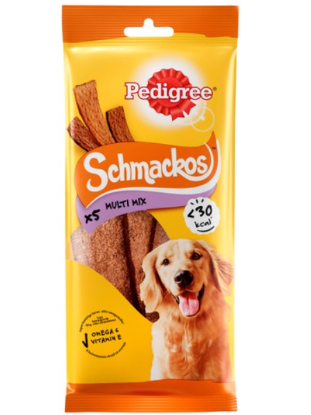 Жевательные палочки Pedigree Schmackos Multimix 36г говядина