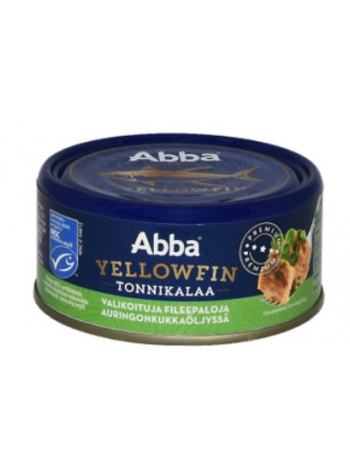 Желтоперый тунец в масле Abba Msc Yellowfin Tonnikalaa Öljyssä 150/105г