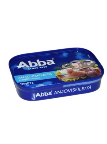 Филе анчоусов в специях Abba Anjovisfilee 125/79г