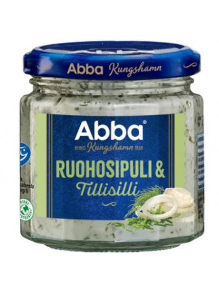 Селедка с зеленым луком и укропом Abba Ruohosipuli- Ja Tillisilli 210г