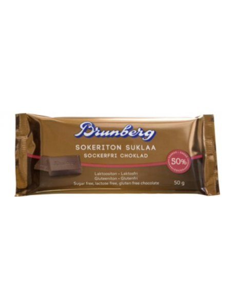 Шоколад Brunberg без сахара и лактозы 50 г