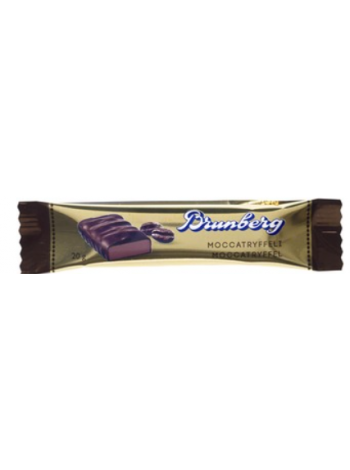 Батончик темного шоколада с трюфелем Brunberg Moccatryffel 20г