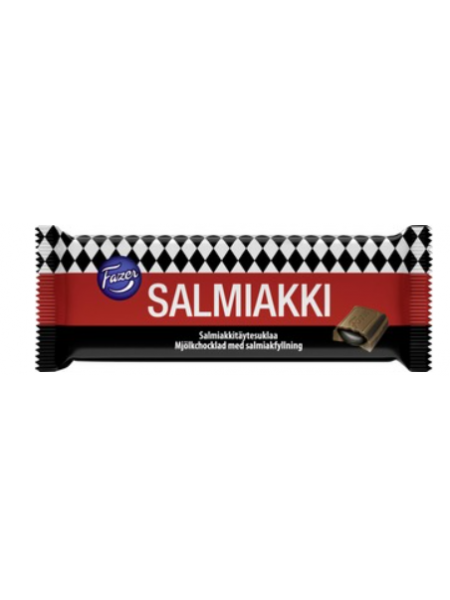 Шоколадный батончик Fazer Salmiakki 100 г