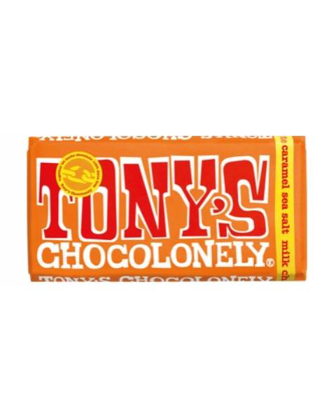 Молочный шоколад с молочной карамелью и морской солью Tony's Chocolonely 180 г