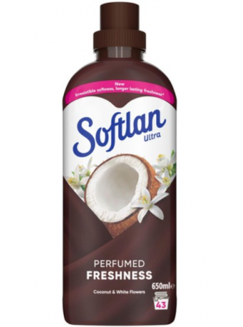 Кондиционер для белья Softlan Perfumed Freshness Coconut & White Flower 650мл