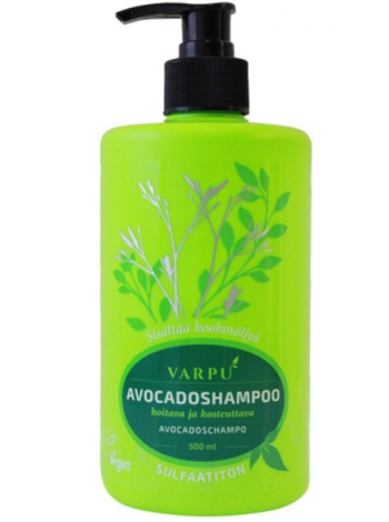 Шампунь без сульфатов Varpu Avocado Shampoo Sulfaatiton 500мл авокадо 