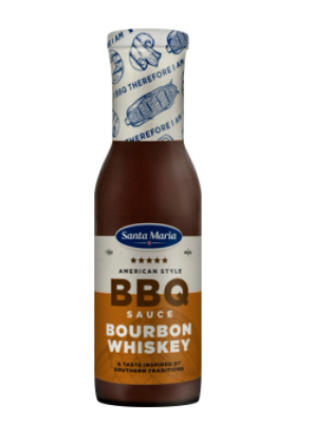 Соус барбекю со вкусом виски Santa Maria BBQ Sauce Bourbon Whiskey 370г