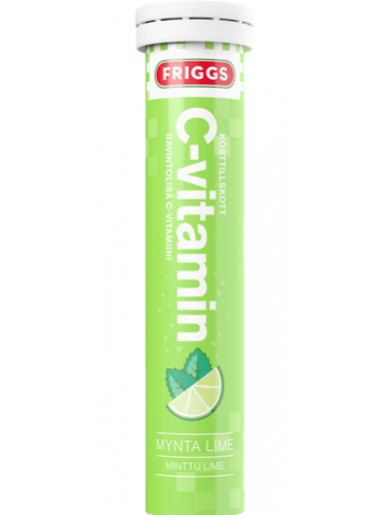 Шипучие витамины Friggs С 1000мг 20шт мята лайм