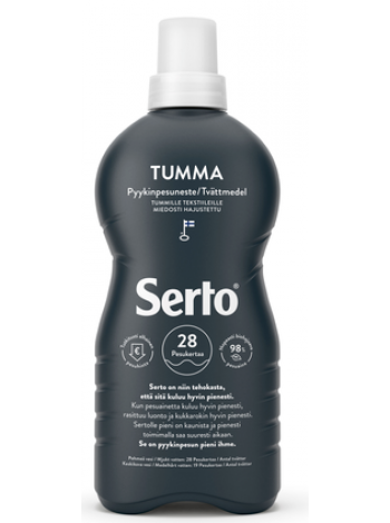Жидкий порошок Serto Tumma 750мл уход за тканью и цветом