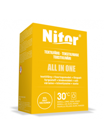Текстильный краситель Nitor All in One 230г цвет желтый