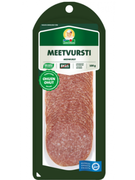 Мясная нарезка Snellman Meetvursti 100г Не содержит лактозы