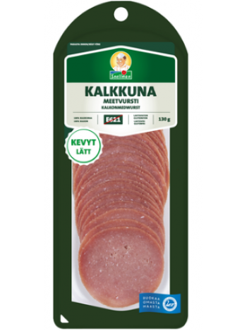 Колбаса из индейки Snellman Kalkkuna Kevyt 130г в нарезке