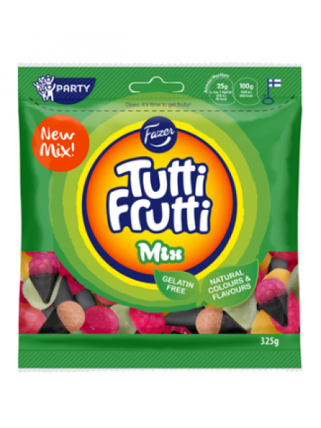 Жевательные конфеты Fazer Tutti Frutti Mix Natural Mix 325г
