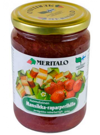 Варенье Meritalo Mansikka-raparperihillo 410г клубника ревень