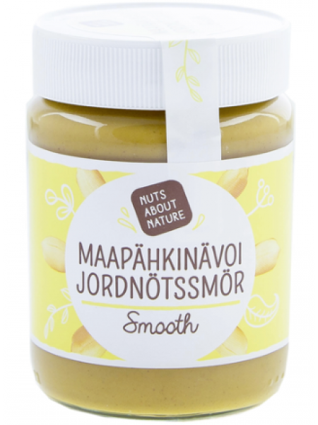 Арахисовая паста сливочная Nuts about Nature Maapähkinävoi 340г