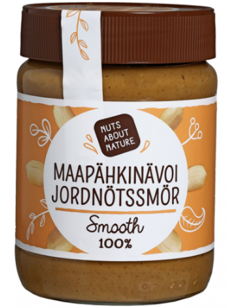 Арахисовый крем Nuts about Nature maapähkinävoi smooth 100% 340г