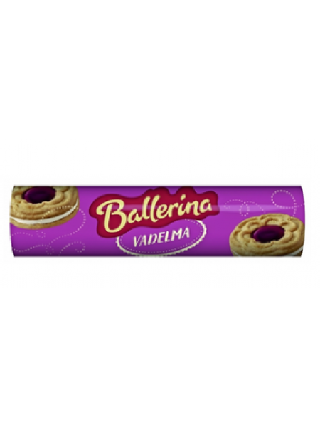 Песочное печенье Ballerina Vadelma 190г с малиной