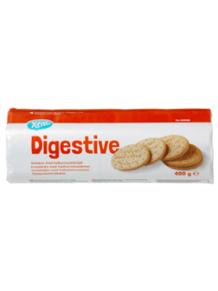 Печенье X-Tra Digestive 400г  из цельнозерновой муки