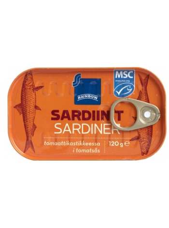 Сардины в томате Coop Sardiinit Tomaattikastikkeessa 120 г 