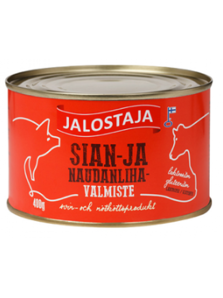Тушеная свинина и говядина Jalostaja Sian- Ja Naudanlihavalmiste 400 г 