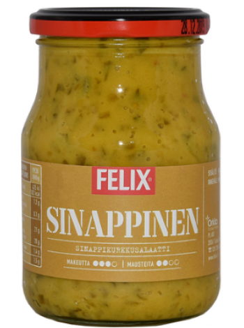 Горчичный салат с огурцами Felix Sinappinen 390 г 
